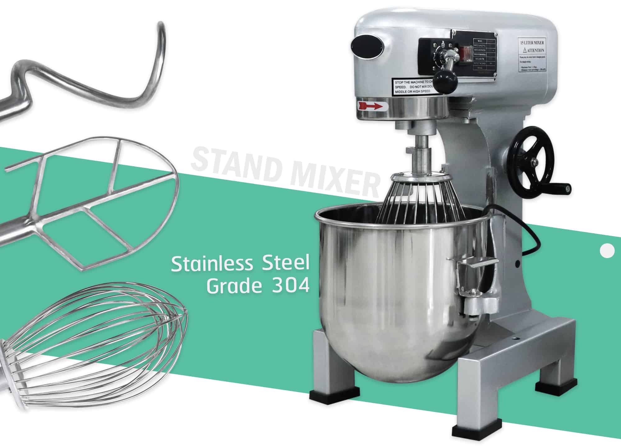 Industrial Food/Flour Mixer (20L/30L/60L) DK20/30/60 SGE Singapore