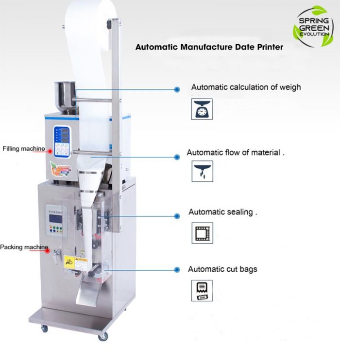 Weight Packing Machine Weigh filling and packaging machine for dry food - SGE Singapore